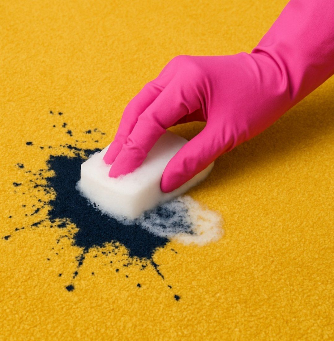 حذف لکه موکت